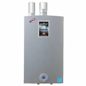 Outlet 🥰 Bradford White Infiniti Tankless™ 199 MBH Indoor/Outdoor Condensing Propane Tankless Water Heater ✨ 3 Outlet 🥰 Bradford White Infiniti Tankless™ 199 MBH Indoor/Outdoor Condensing Propane Tankless Water Heater ✨
